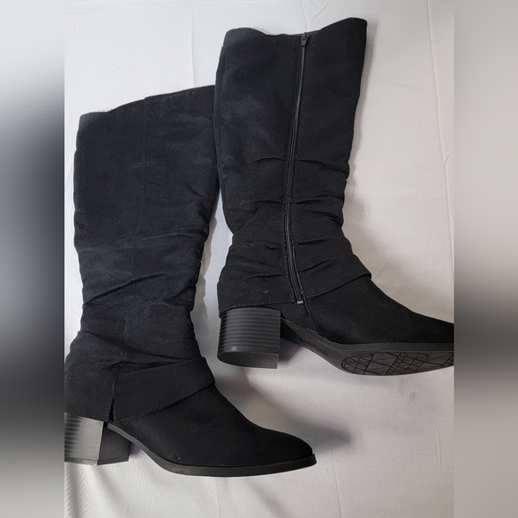 Life Stride Delilah Black Knee-High Boot Womens Size 9W - Picture 7 of 11